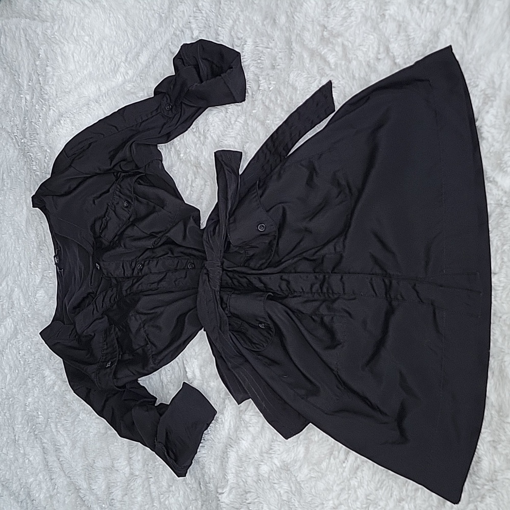 Express black wrap dress